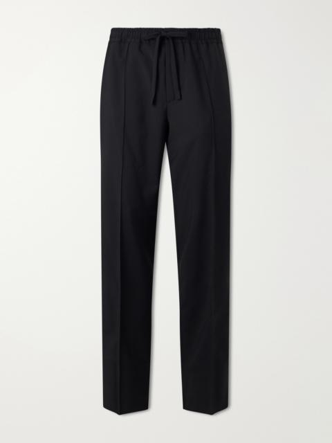 Valentino Straight-Leg Wool and Cashmere-Blend Trousers