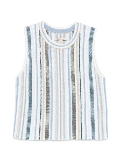 Barbour Josie Knitted stripe-pattern top