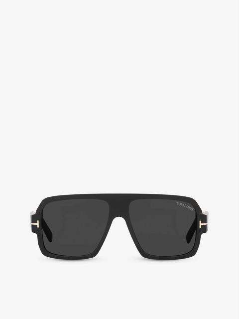 FT0933 Camden square-frame acetate sunglasses