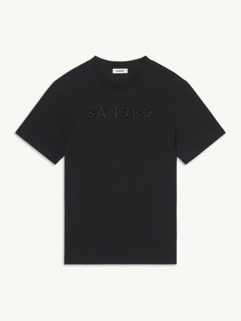 Sandro Embroidered T-shirt