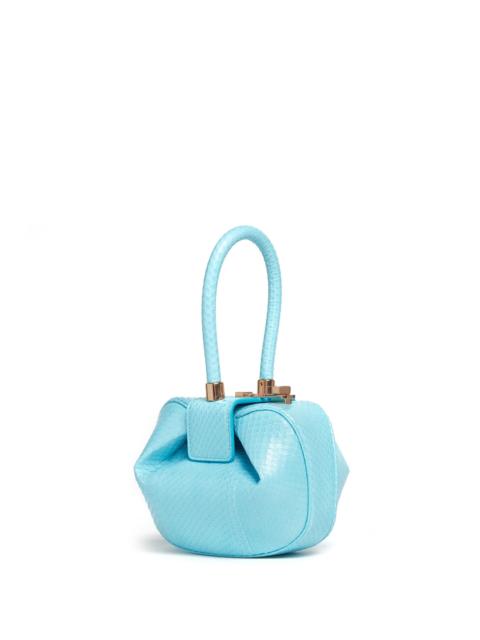GABRIELA HEARST Demi Bag in Pale Blue Snakeskin