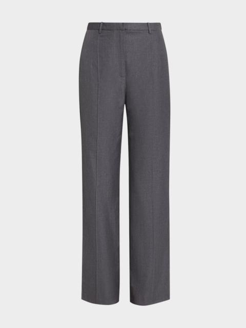 AEXAE Pleated Twill Trousers