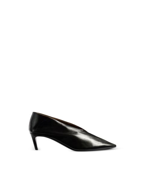 KHAITE pleated pointed-toe pumps