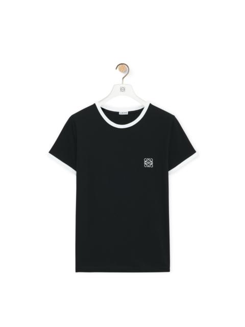 Slim fit T-shirt in cotton