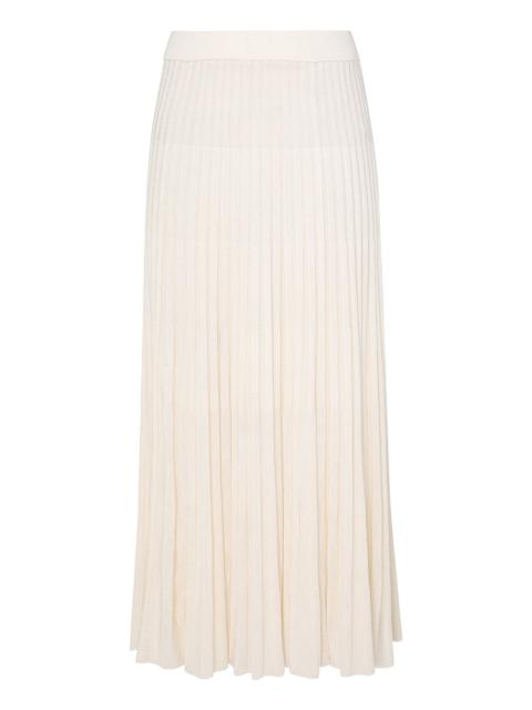 PLEATED MIDI SKIRT