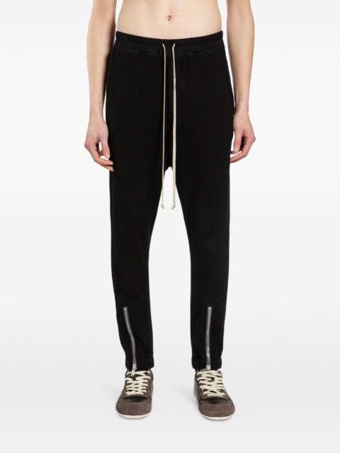drawstring zip track pants