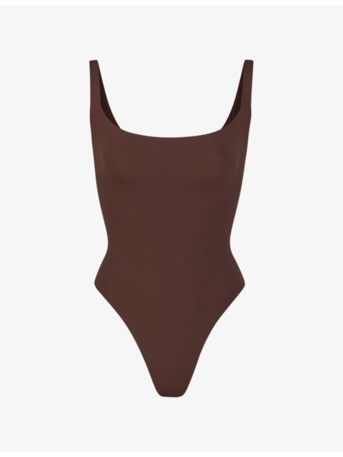 SKIMS Fits Everybody Square-Neck Bodysuit