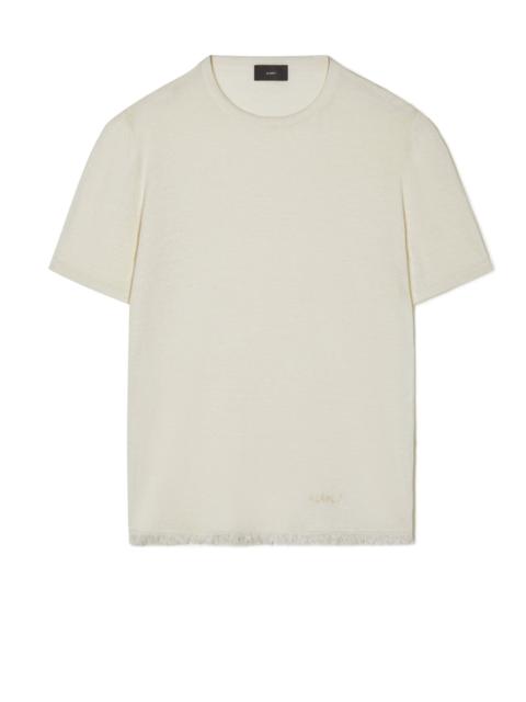 Alanui Linen Knit T-Shirt