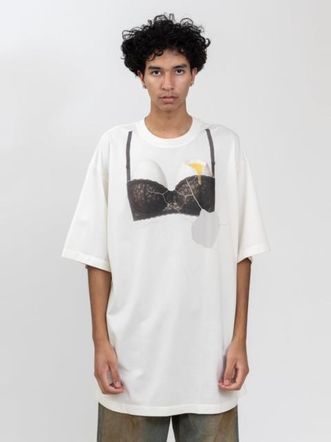 doublet White Egg Bra T-Shirt