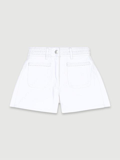 maje Denim shorts