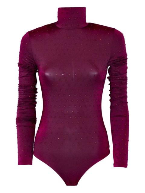 THE ANDAMANE high-neck bodysuit