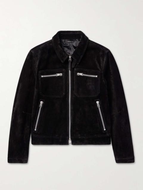 TOM FORD Cropped Suede Jacket