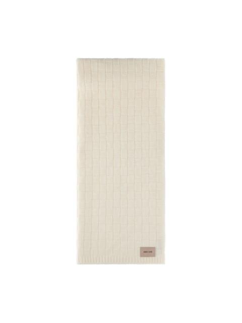 Roberto Cavalli branded-tag scarf