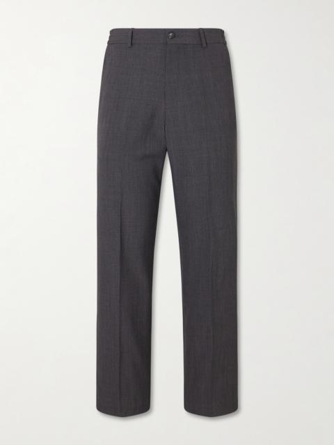 A.P.C. Dylan Straight-Leg Wool-Blend Grain de Poudre Trousers