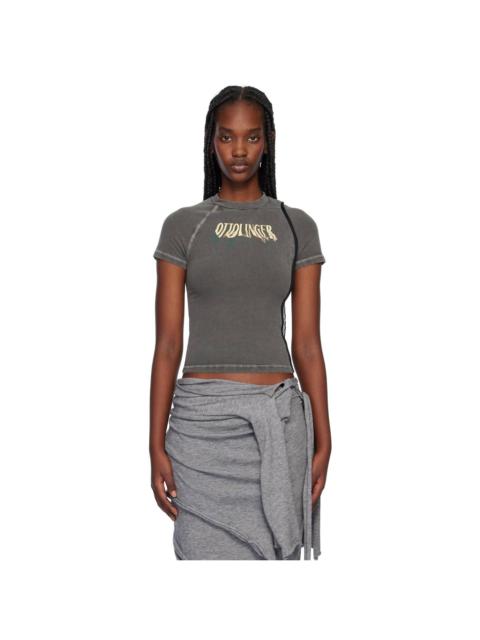 OTTOLINGER Gray Deconstructed T-shirt