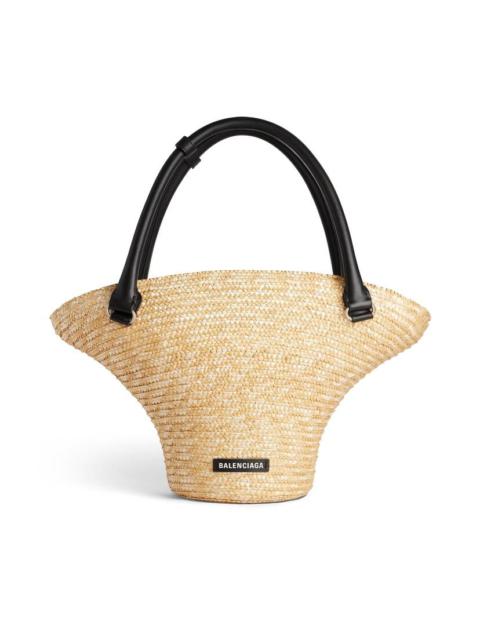 BALENCIAGA Women's Beach Bag Medium Tote  in Natural