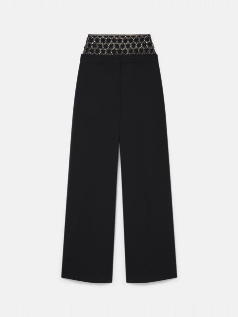 Crystal Cage Low-Rise Trousers