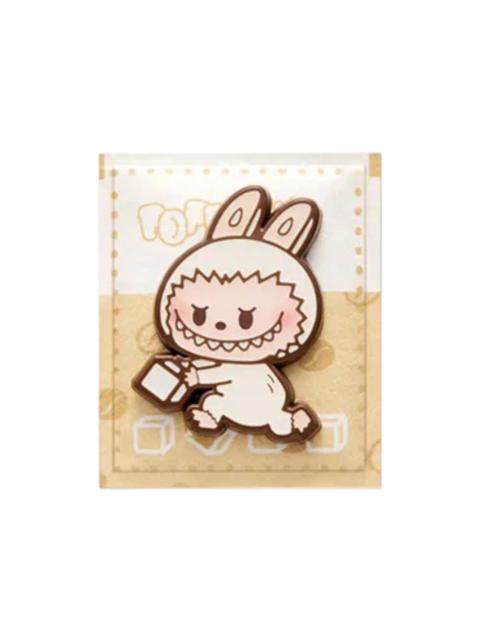 POP MART Pop Mart POP BEAN Coffee Factory Series LABUBU White Sugar Seasoning Fridge Magnet