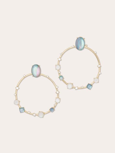 RAMY BROOK Lila Gemstone Hoops