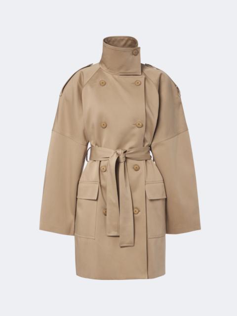 The Frankie Shop Tess cotton gaberdine trench coat
