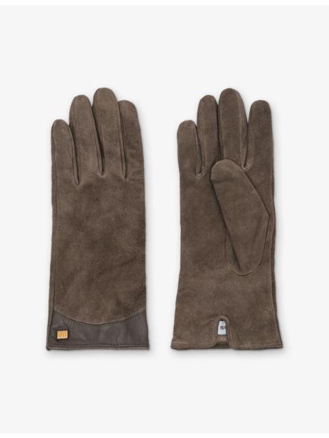 REISS Claudia Suede Gloves