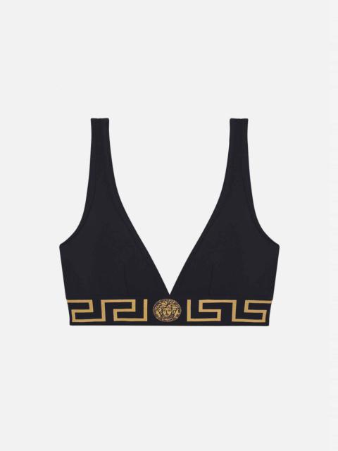 VERSACE Greca Border Bralette