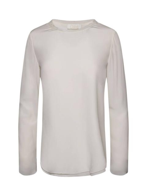 Chloé Long Sleeve Top in White
