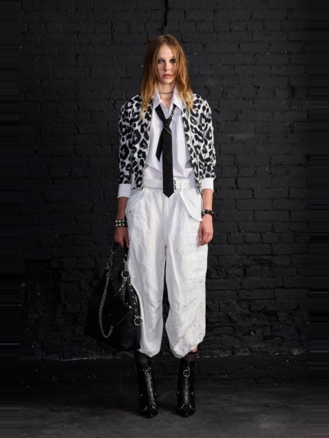 R13 CROPPED MARK CARGO PANTS