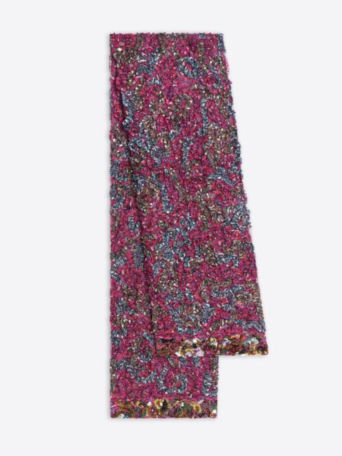 Dries Van Noten EMBROIDERED VISCOSE SCARF