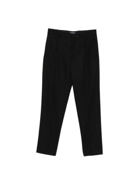 pleated-front trousers