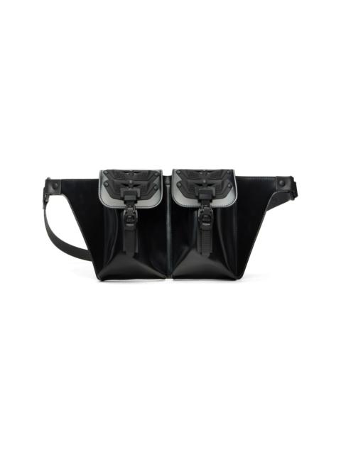 Innerraum Black Object U02 Double Pocket Crossbody Bag