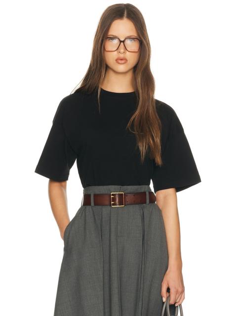 HELSA The Sculpted Tee in Thick Jersey