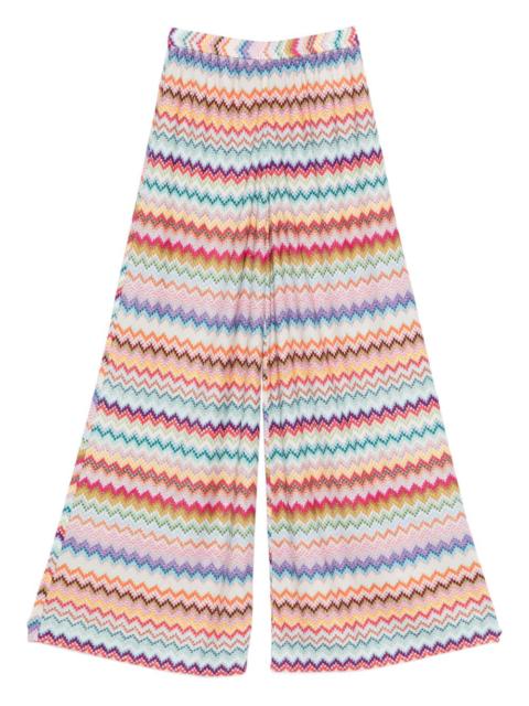 Missoni zigzag palazzo pants