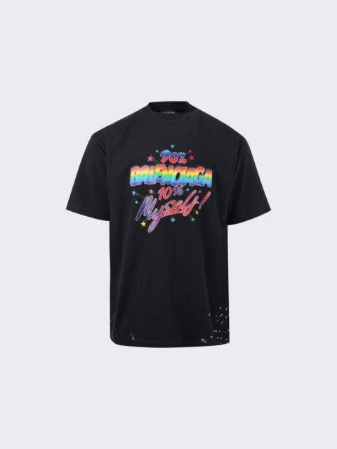 BALENCIAGA Classic Large Fit T-shirt Washed Black