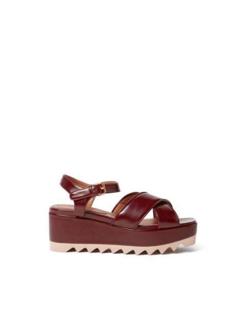 Stella McCartney cross-strap heeled sandals