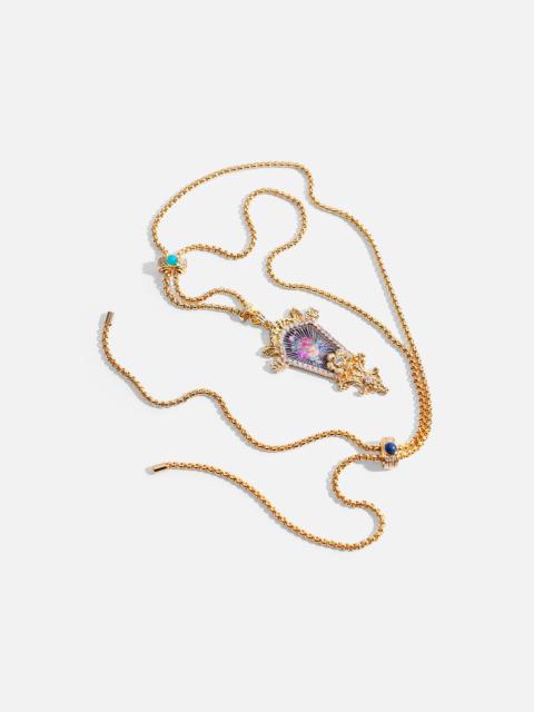 CAMILLA MY CAMEO ROMEO PENDANT NECKLACE GOLD