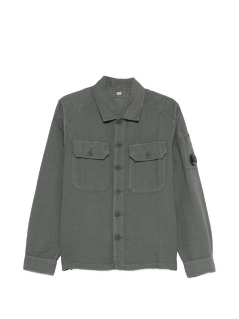 C.P. Company buttoned flap-pocket cotton shirt
