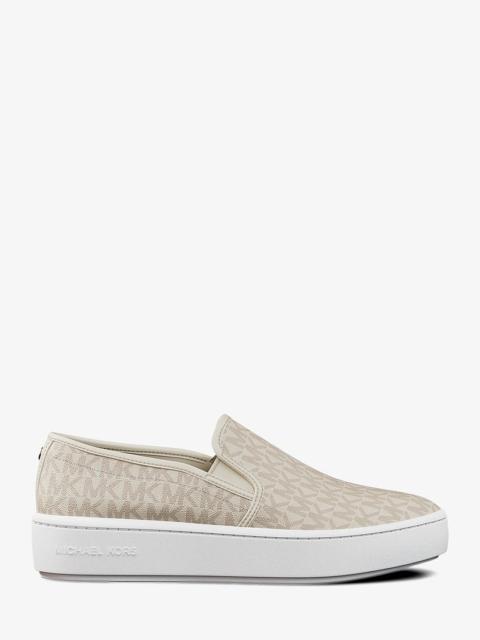MICHAEL KORS Teddi Signature Logo Slip-On Sneaker
