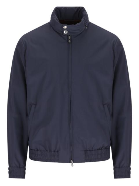 Brunello Cucinelli high-collar zip-up bomber jacket