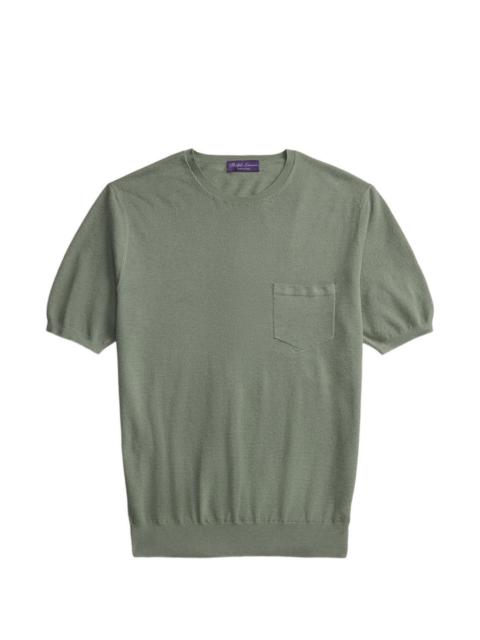 Ralph Lauren chest-pocket knitted T-shirt