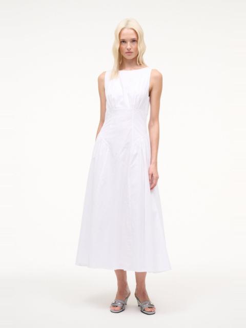 STAUD STAUD GWEN DRESS WHITE