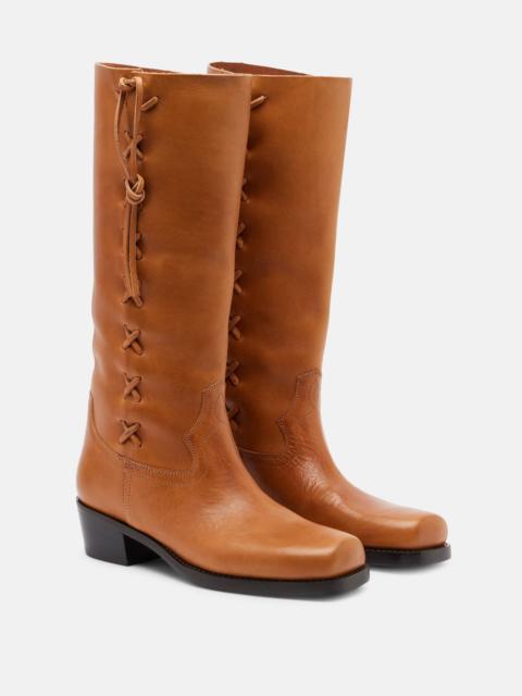 PARIS TEXAS Roxanne leather knee-high boots