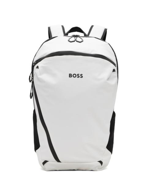 BOSS Off-White Reflective Detail Backpack
