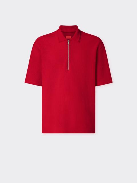 Ferrari Cotton-blend bouclé terry polo shirt