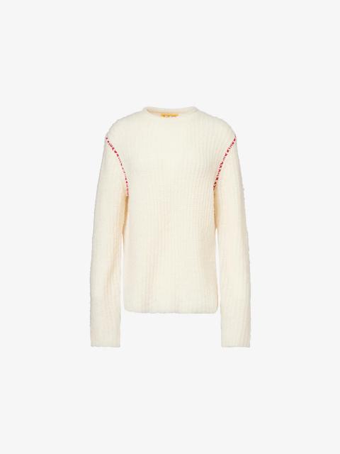 Cloud True crewneck wool-blend jumper