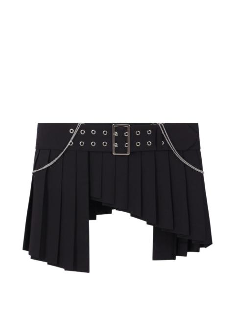 Comme Des Garçons pleated mini skirt