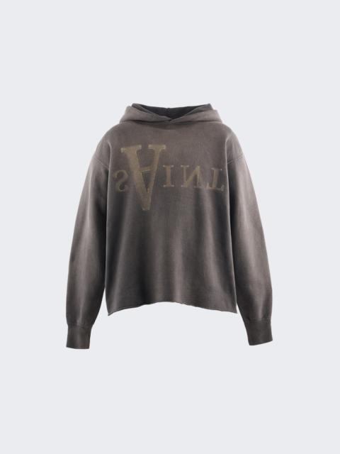 SAINT M×××××× Anarchy Hoodie Washed Black