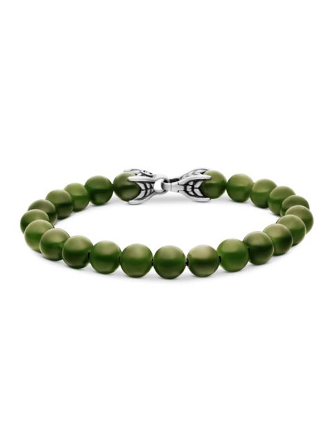 DAVID YURMAN Men's Spiritual Beads Bracelet in Sterling Silver - Nephrite