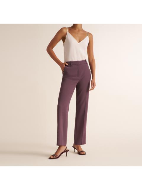 M.M.LaFleur Smith Straight Trouser - Everyday Crepe with Topstitch