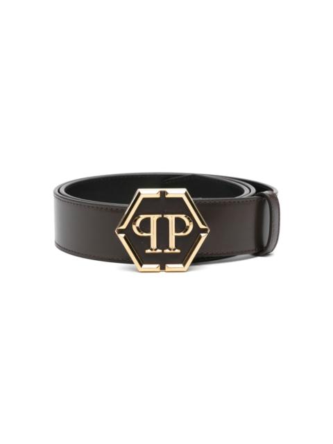 PHILIPP PLEIN logo-buckle belt
